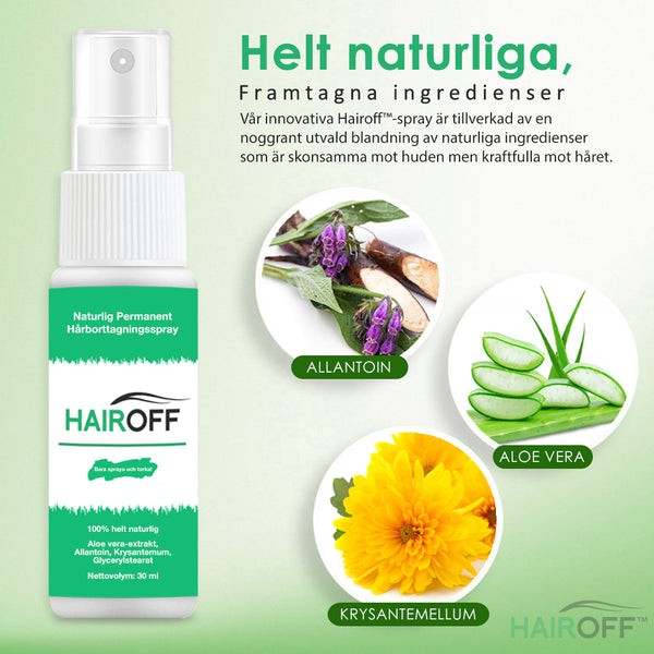 HairOff – Naturlig, smärtfri & permanent hårborttagning